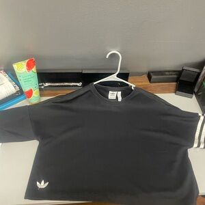 Adidas Black Crop Top